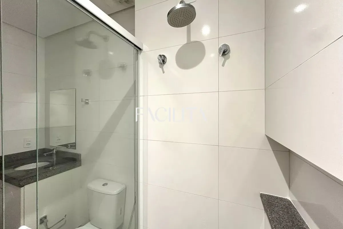 Furnished studio 50 m² with balcony and open-plan kitchen — photo 19