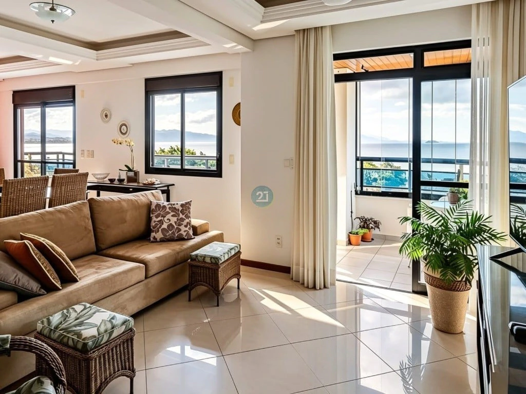 Duplex apartment with 3 en-suite rooms and water views
