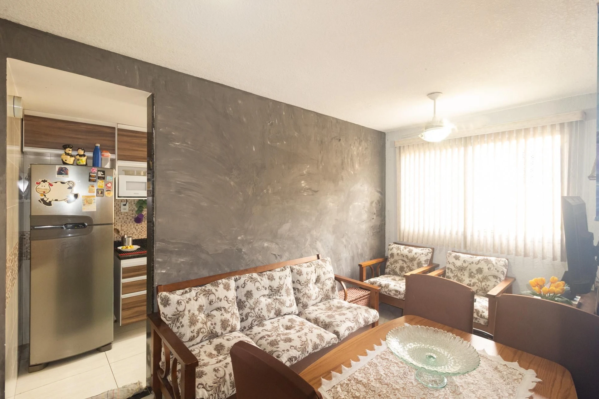 Furnished 2-bedroom apartment with 1 bathroom and parking — photo 8
