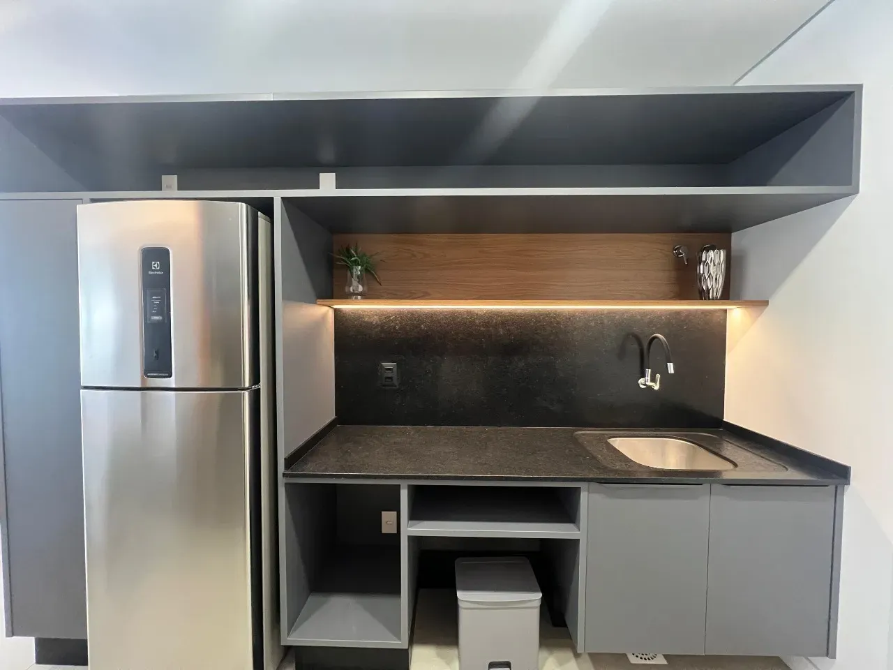 Apartamento mobiliado de 42 m² com cozinha aberta — photo 14