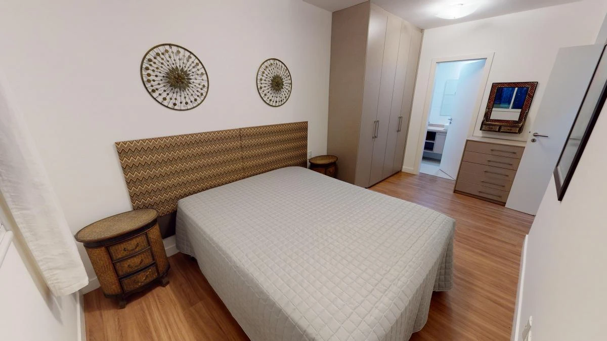 2-bedroom apartment with a washing machine in Curitiba — photo 3