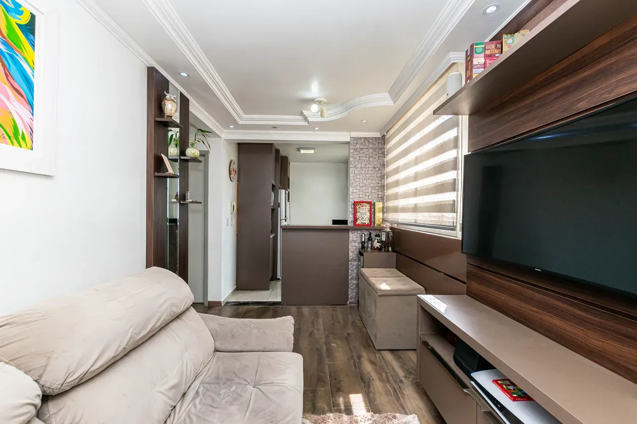 2-bedroom apartment with a washing machine in Curitiba — photo 22