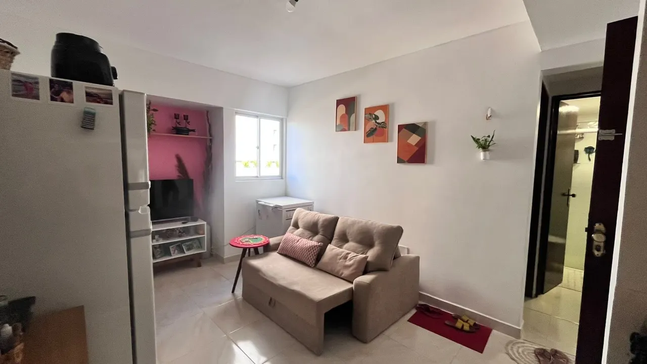 Furnished apartment with open-plan kitchen and 1 parking spot