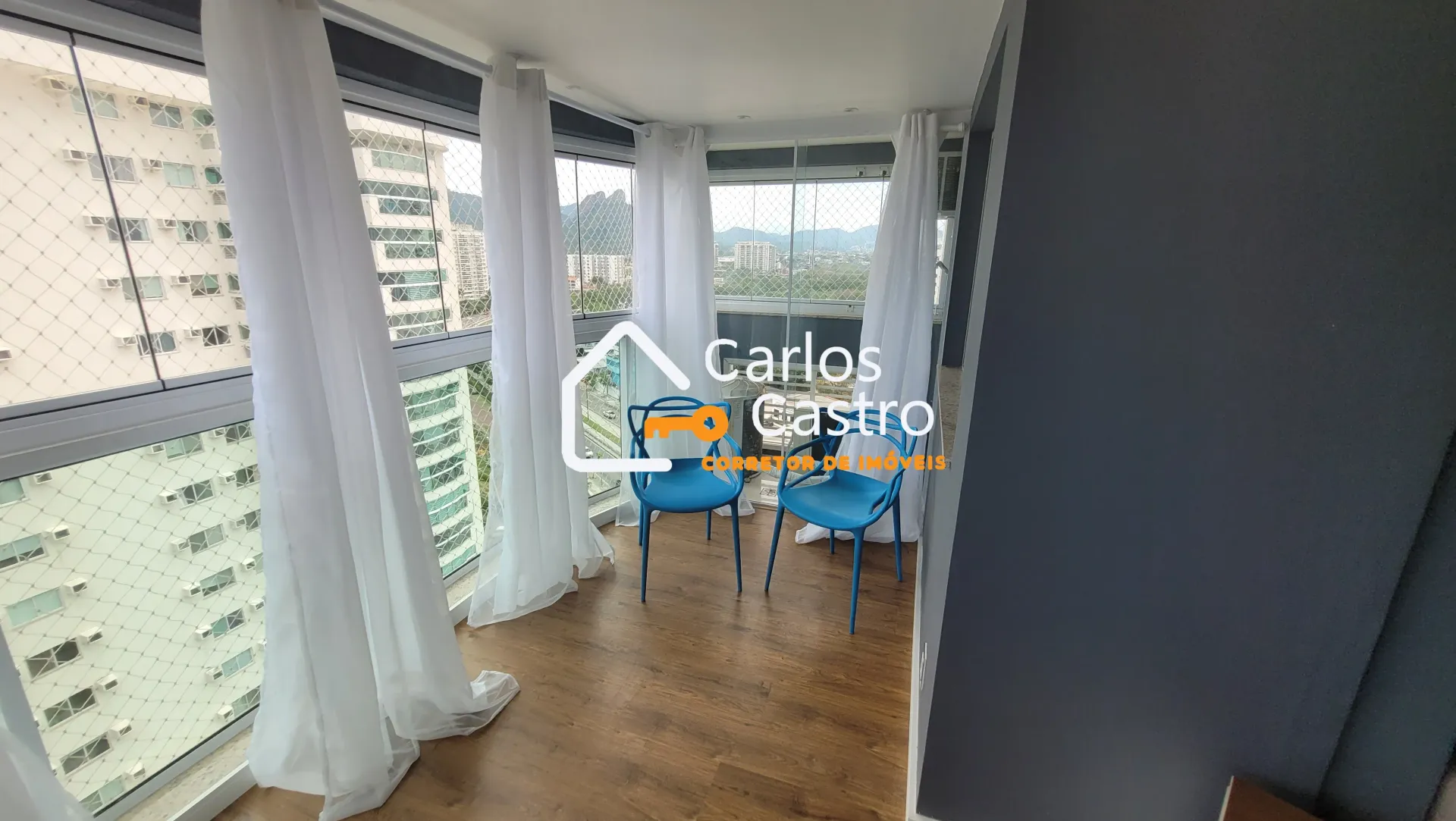 Furnished 86 m² apartment with 3 bedrooms and 1 parking spot — photo 3