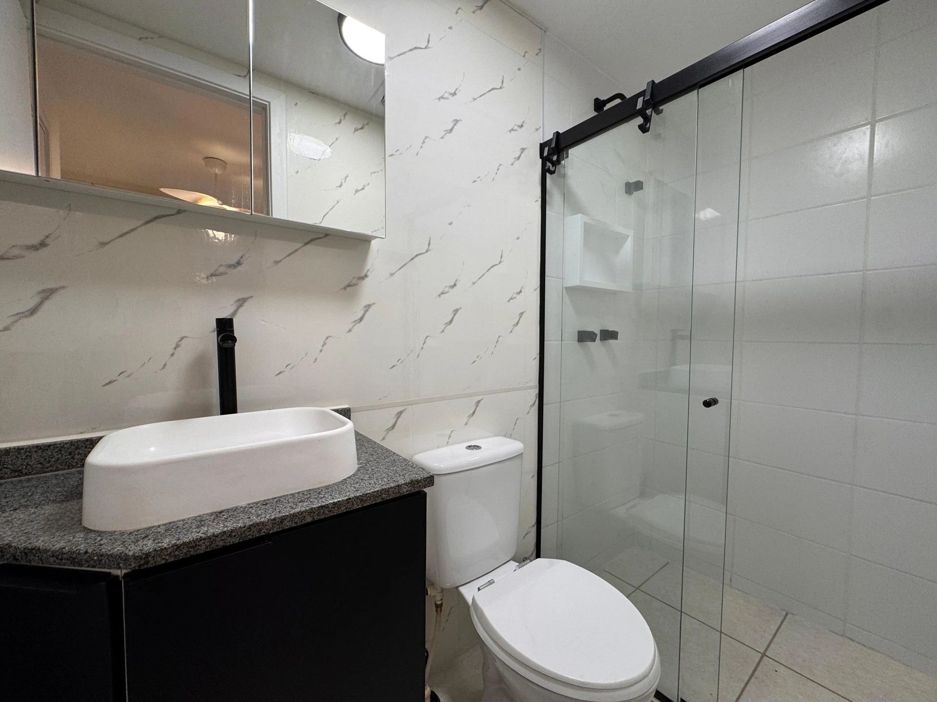 Washing machine in a 3-bedroom apartment, 80 m² — photo 22