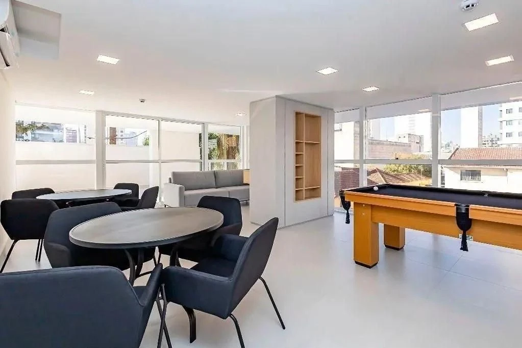 Furnished studio, 27 m², with floor-to-ceiling windows — photo 15