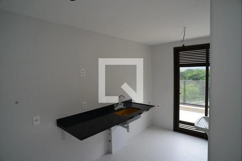 Apartamento para locação com 3 quartos e cozinha aberta