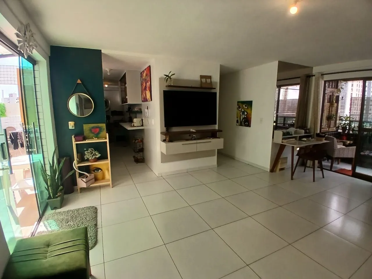 Home office in a 2-bedroom apartment, 115 m² — photo 7