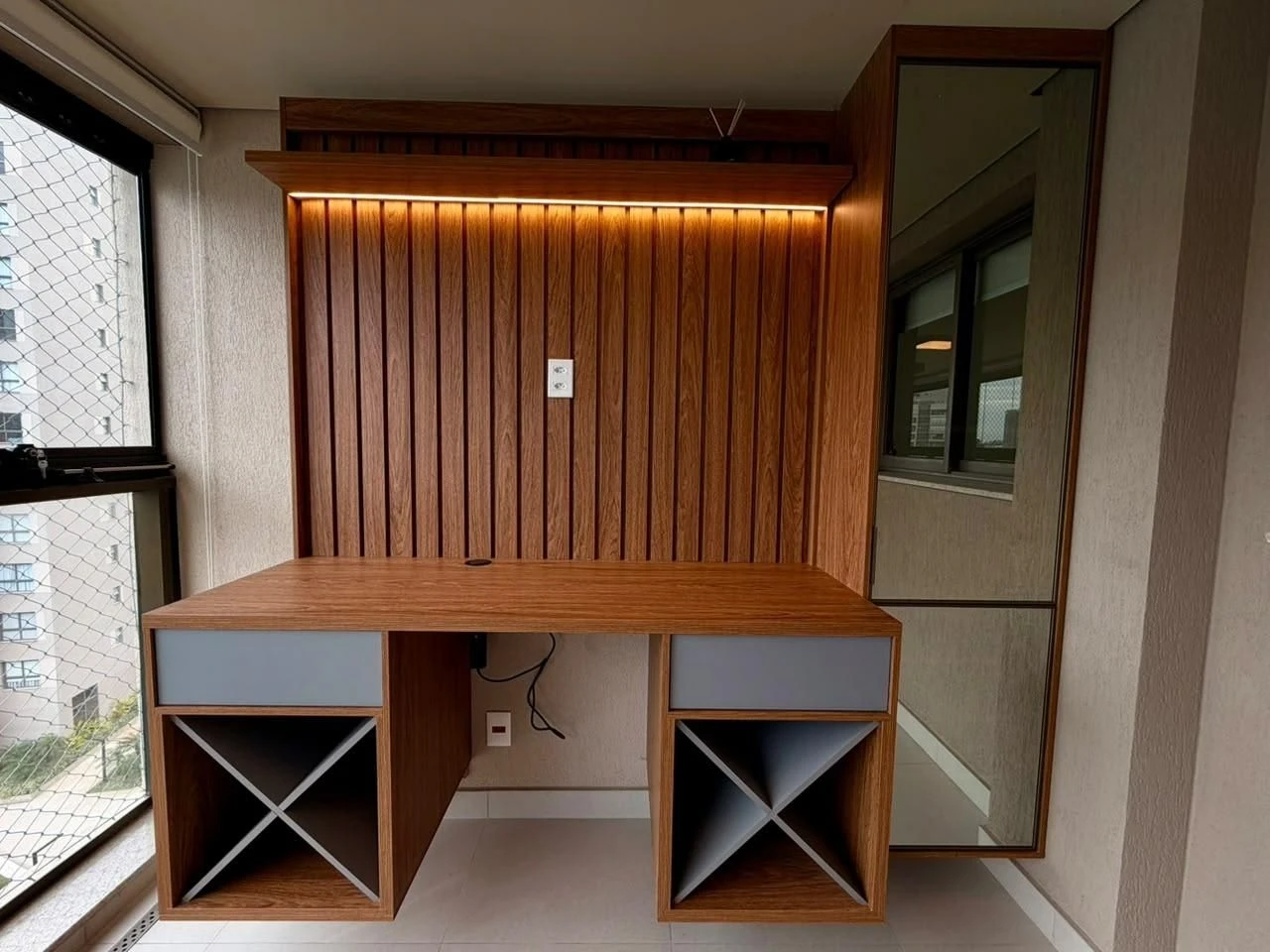 Apartamento mobiliado com 3 quartos e varanda envidraçada — photo 16