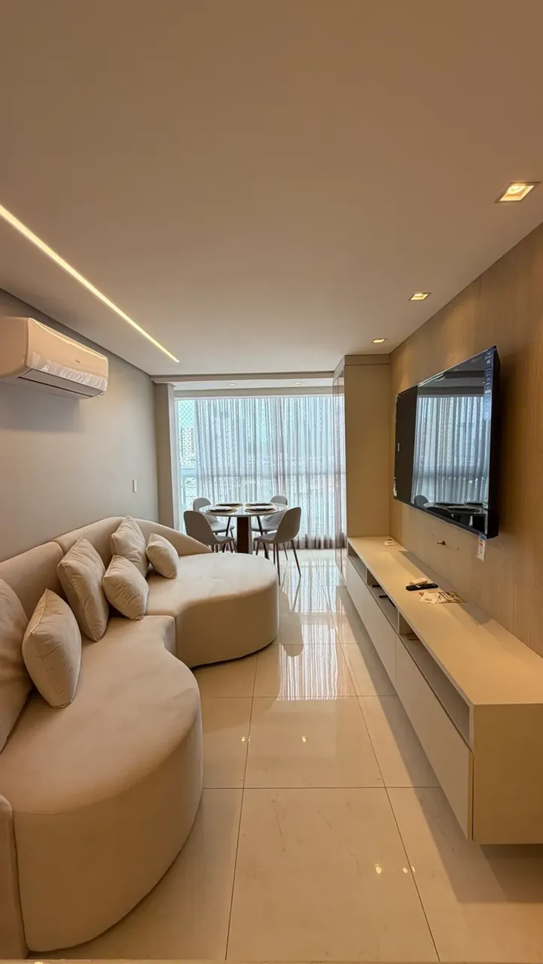 Меблированная квартира 60 м²: 2 спальни и 2 санузла