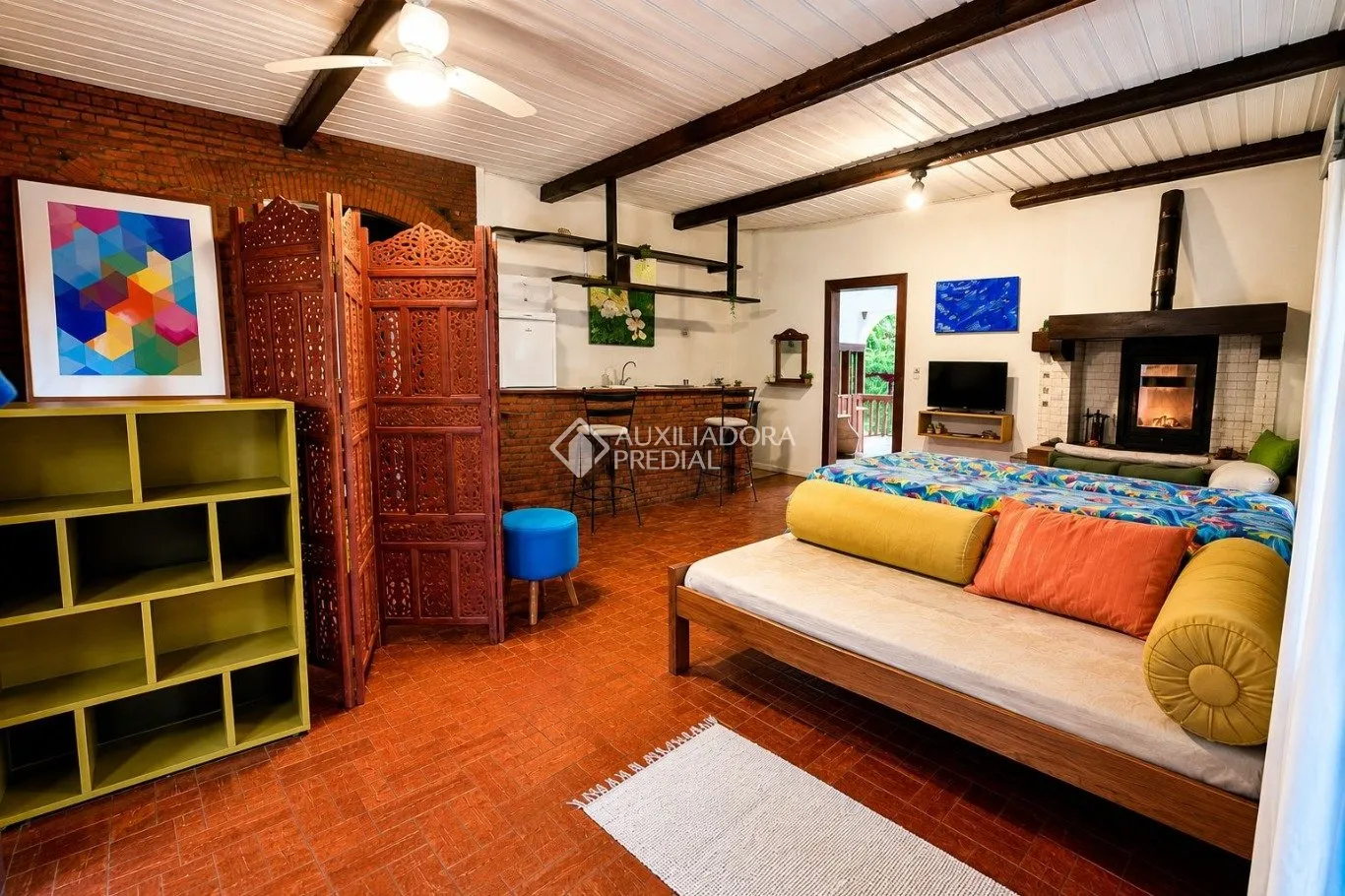 Chalet amueblado con 1 dormitorio y parrilla en la terraza — photo 6
