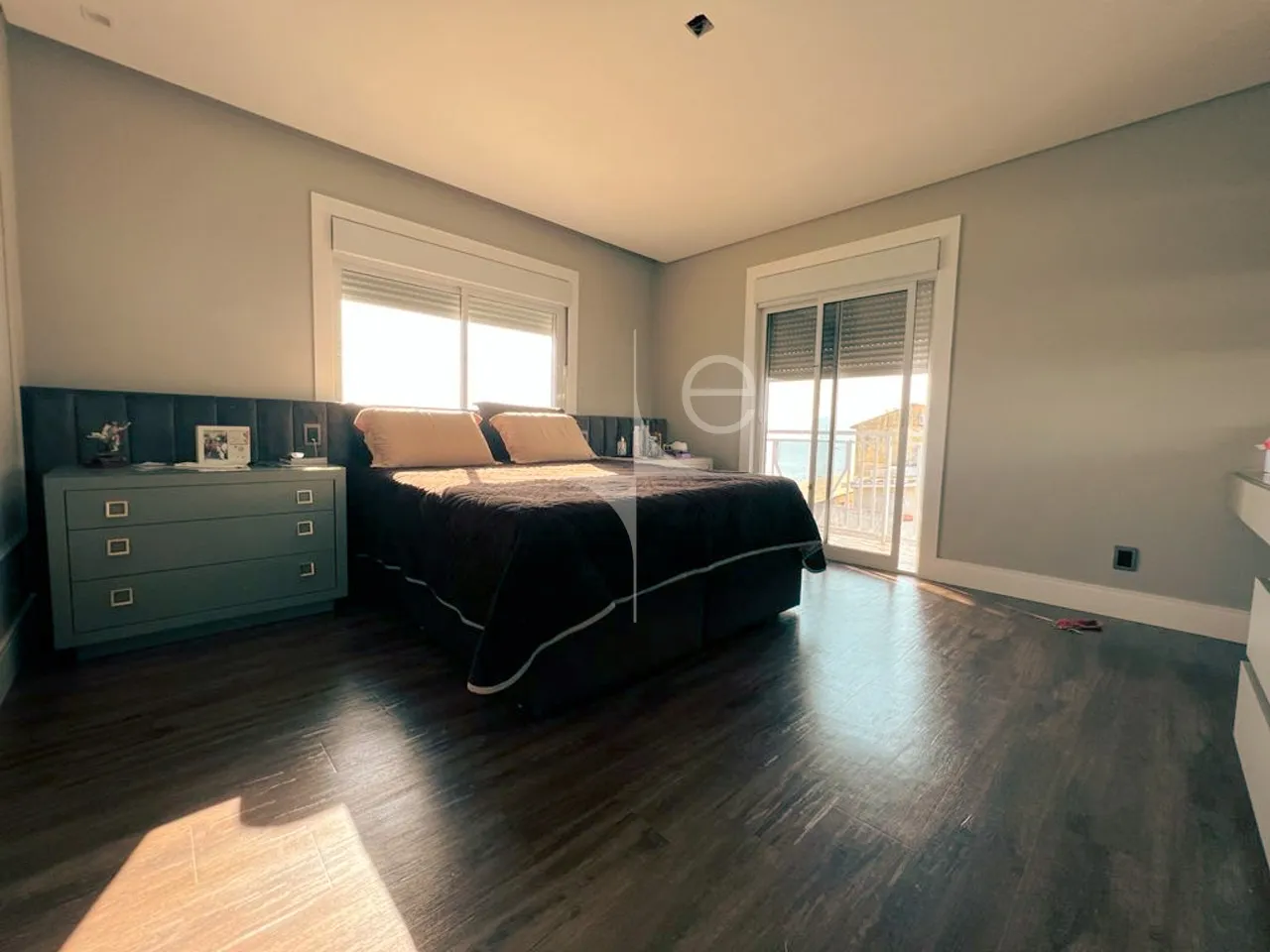 Furnished house with enclosed balcony and built-in balcony grill