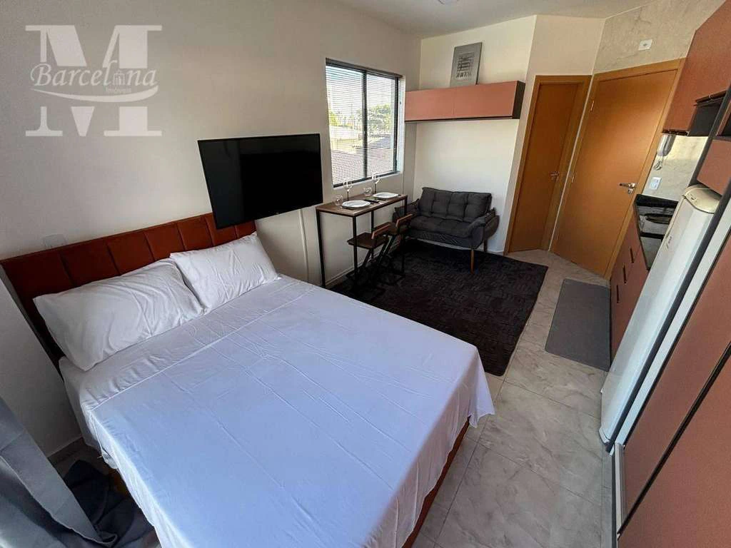 Furnished 22 m² studio with open-plan kitchen