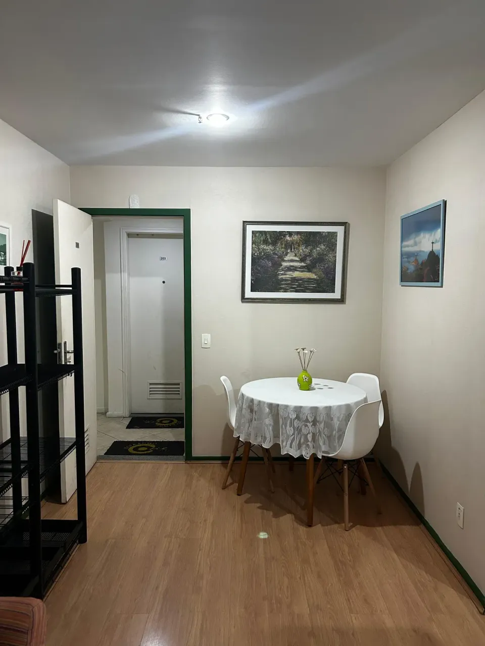 One-bedroom apartment with wood or laminate floors — photo 6
