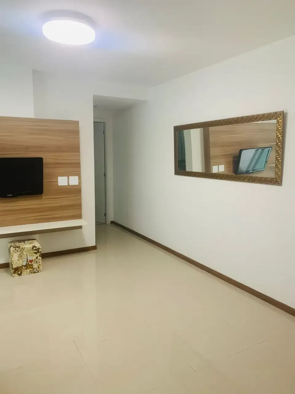 Furnished 70 m² apartment with 1 bedroom and 2 bathrooms plus gas kitchen