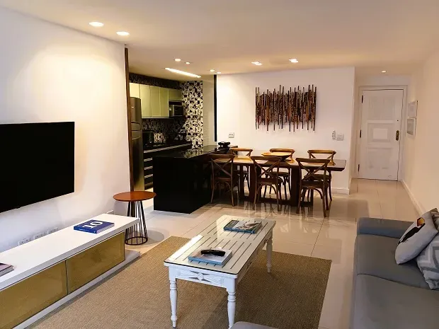 Furnished apartment with open-plan kitchen and 3 bedrooms — photo 12