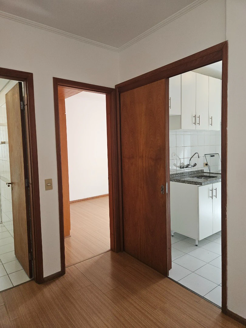 Wood or laminate floors in a one-bedroom apartment, 51 m² — photo 13