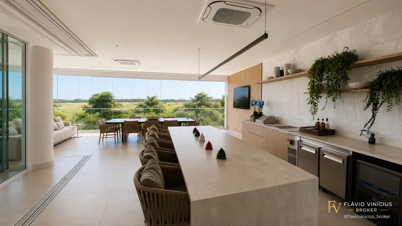 Furnished apartment with 3 bedrooms and a glass balcony — photo 2