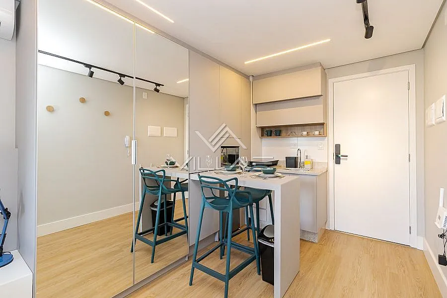 Furnished studio 28 m² with 1 bedroom and 1 bathroom — photo 11