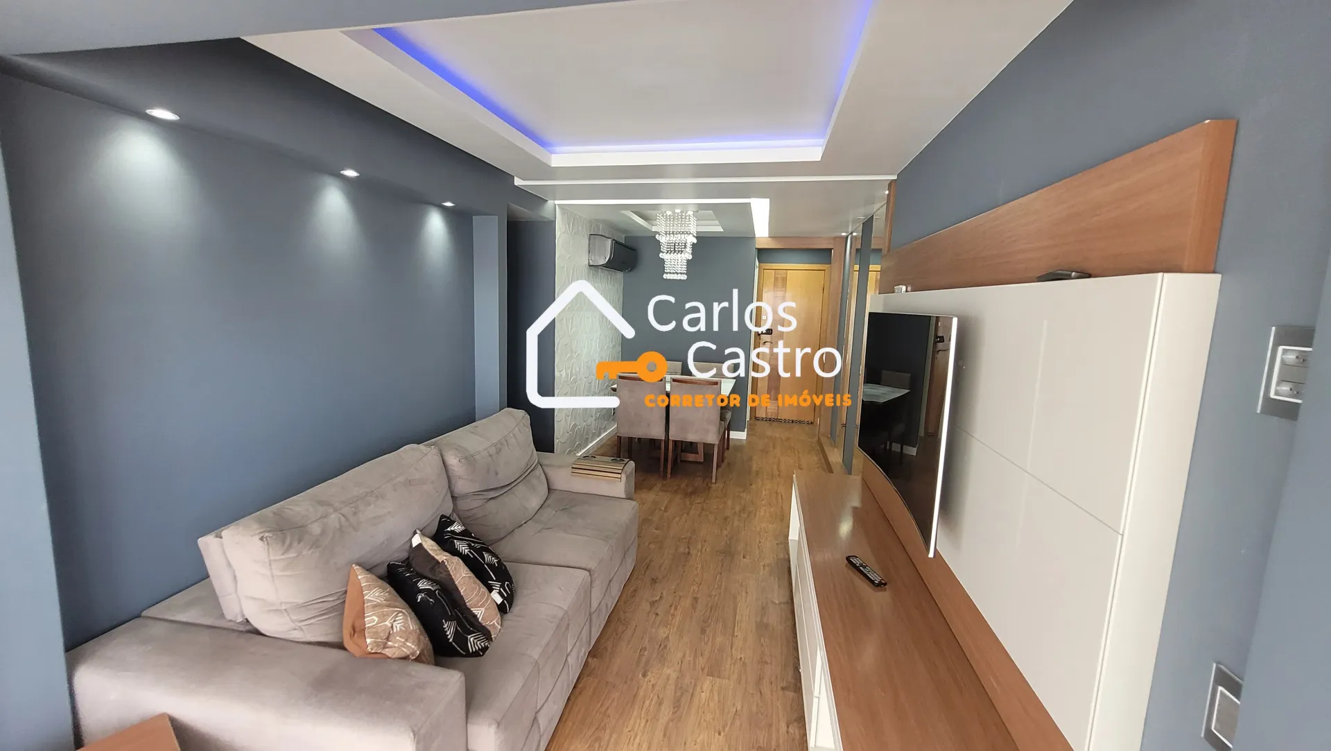 Furnished 86 m² apartment with 3 bedrooms and 1 parking spot — photo 18