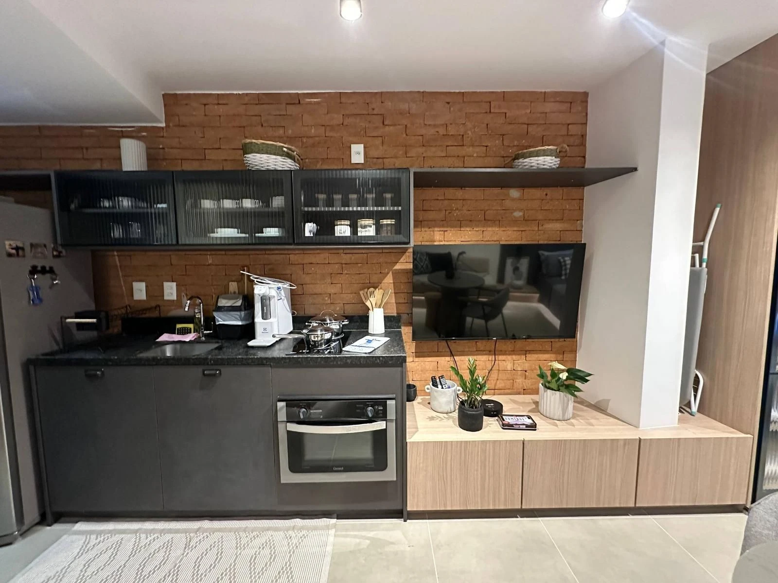 Monoambiente amueblado en edificio con gimnasio — photo 4