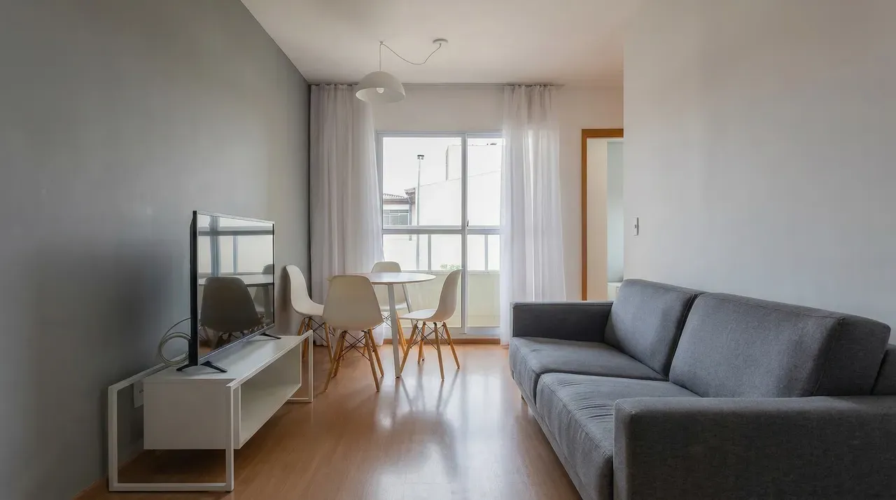 Меблированная квартира 44 м² с 2 спальнями