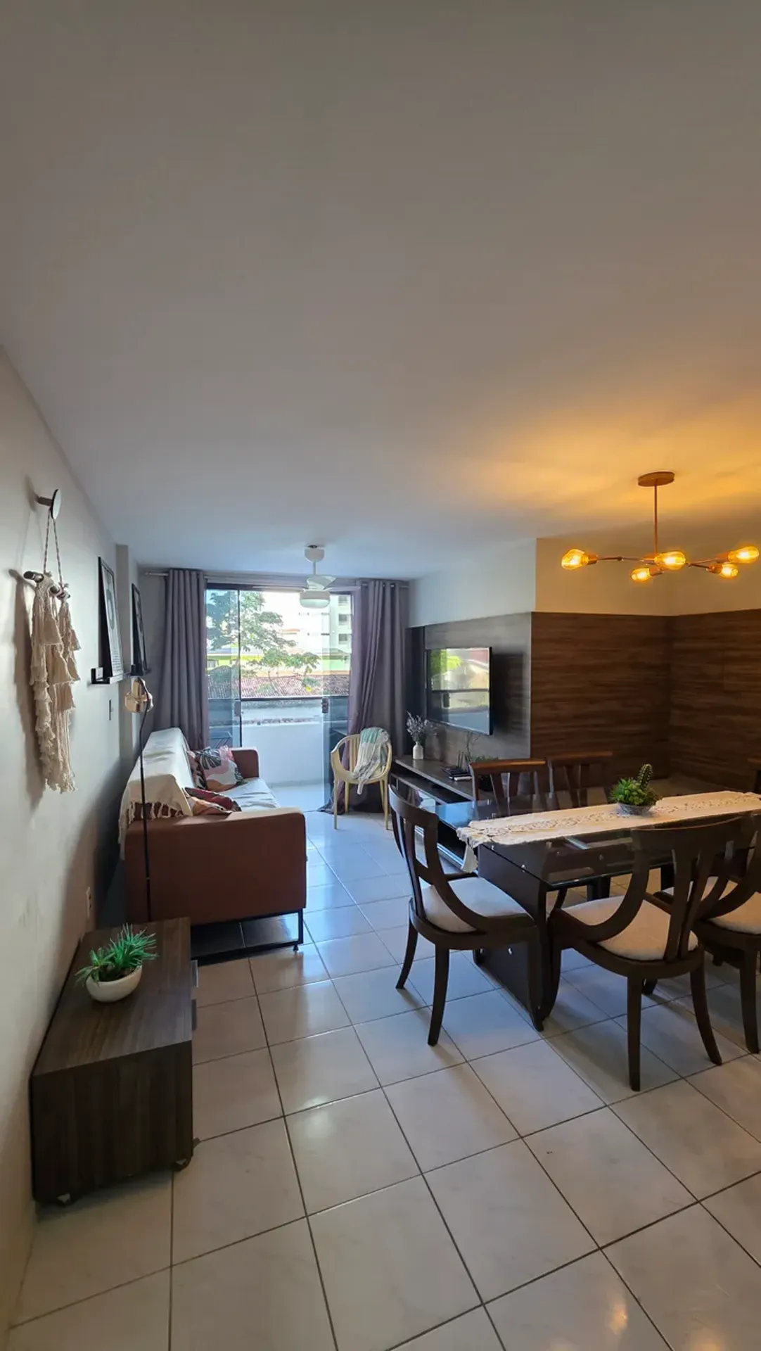 3-bedroom apartment with a washing machine in João Pessoa