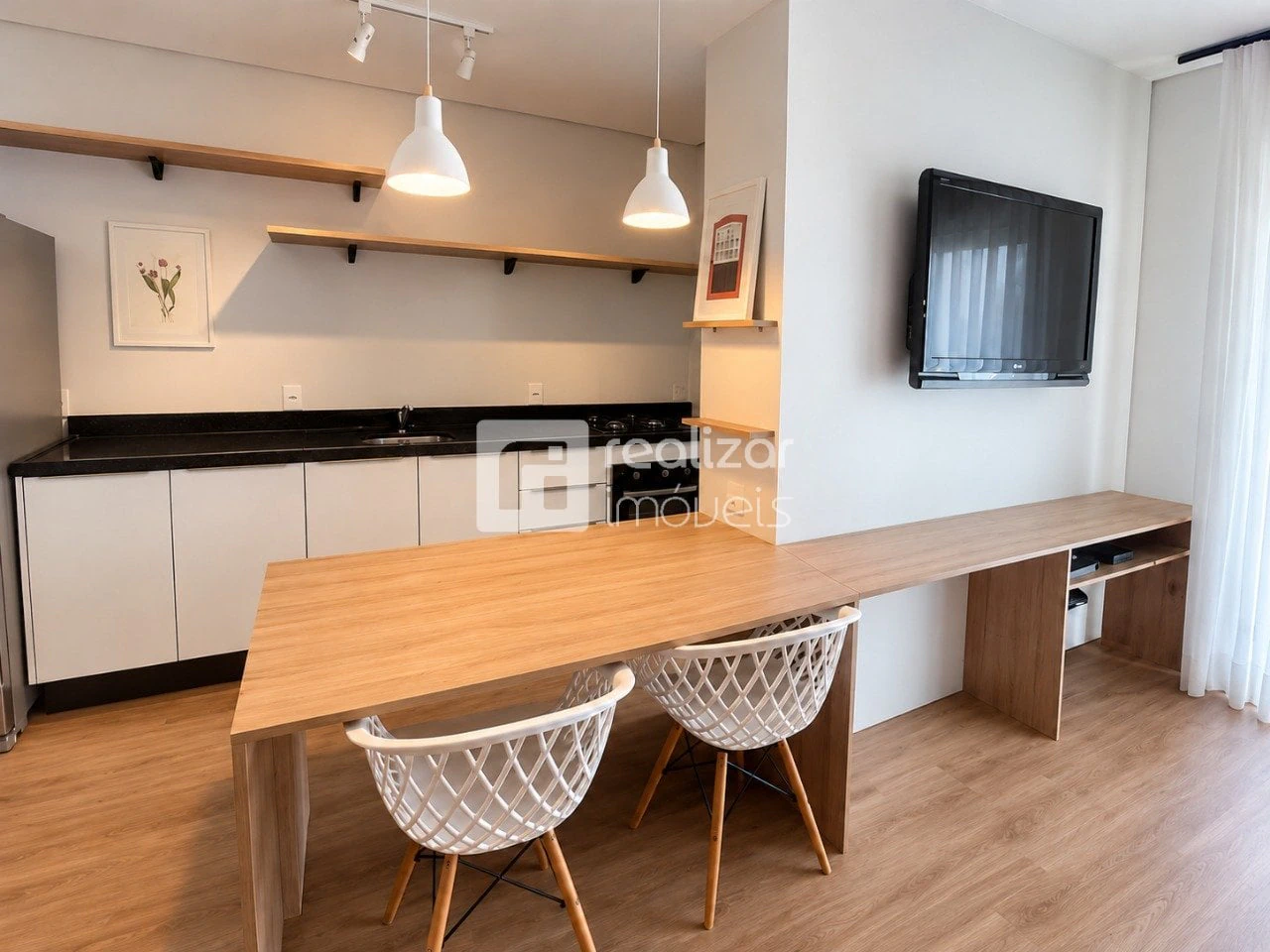 Furnished apartment, 39 m², with a grill on the balcony — photo 3