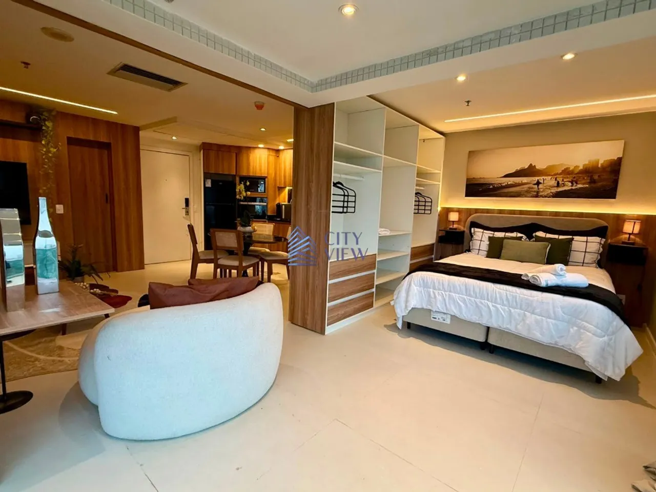 Furnished 52 m² apartment with 1 bedroom and balcony — photo 3
