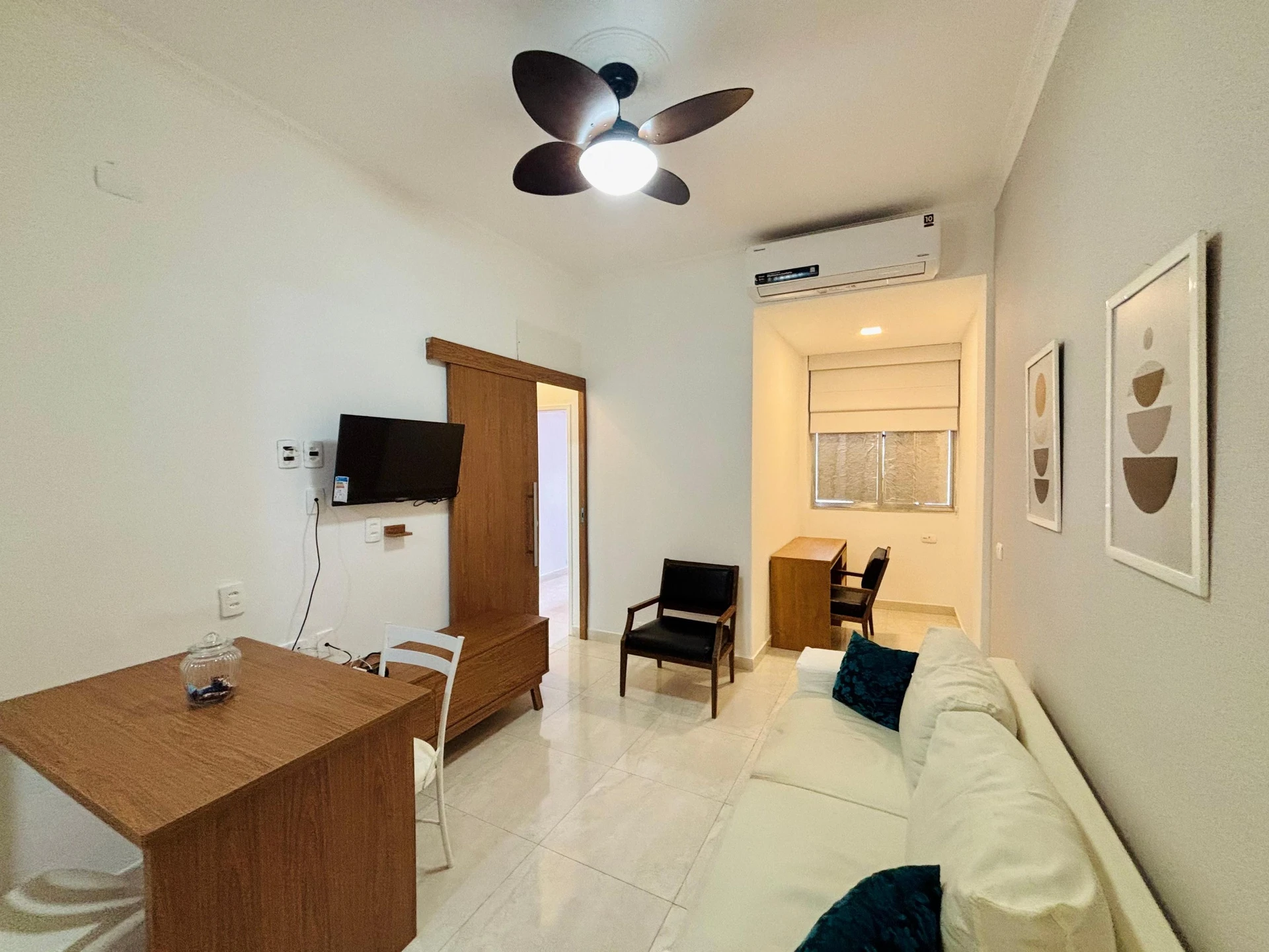 Furnished apartment, 48 m², with a washing machine — photo 11