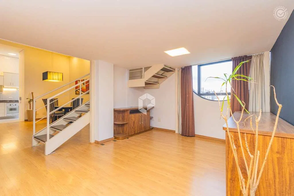 Furnished apartment, 65 m², with floor-to-ceiling windows