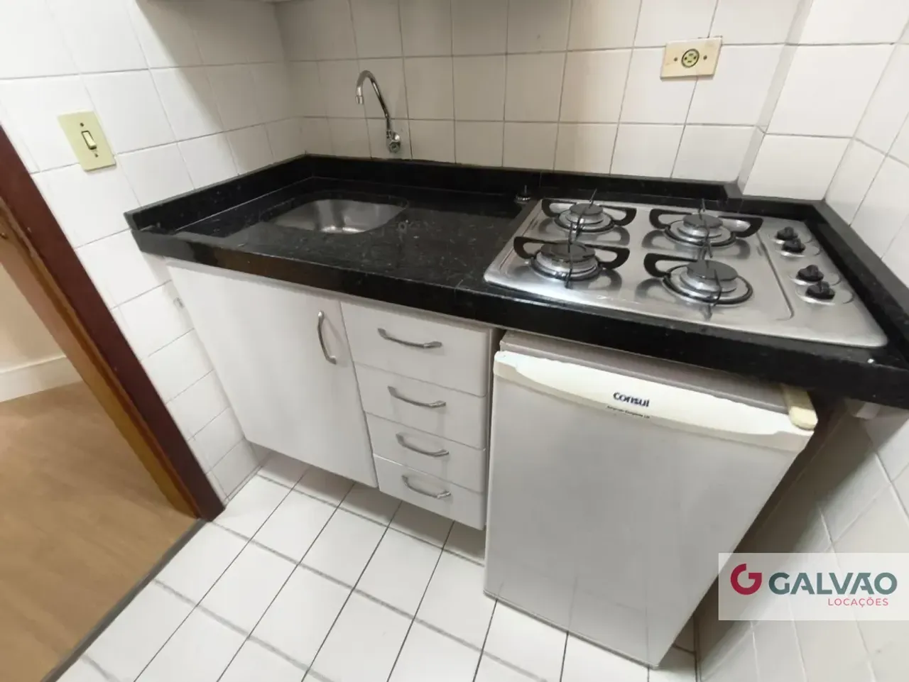 Studio com 1 quarto, varanda e 43 m² — photo 4