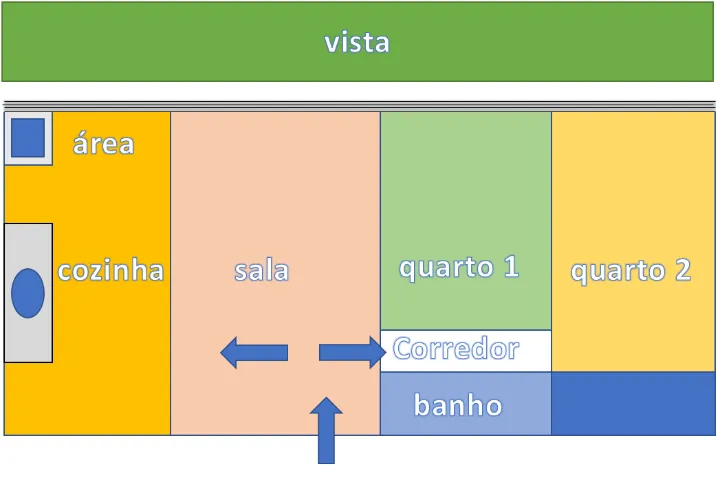 Apartamento de 2 quartos e 55 m² — photo 3