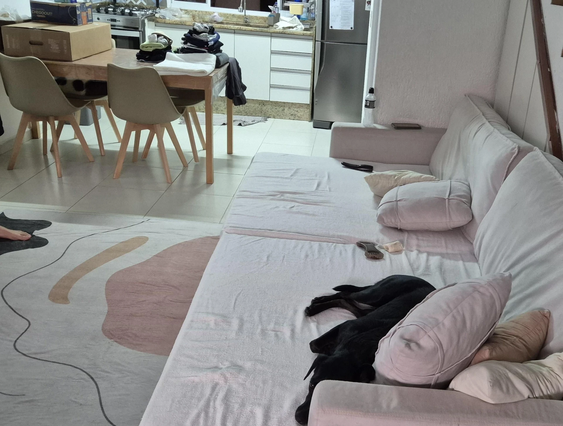30 m² studio with a washing machine and a home office — photo 5