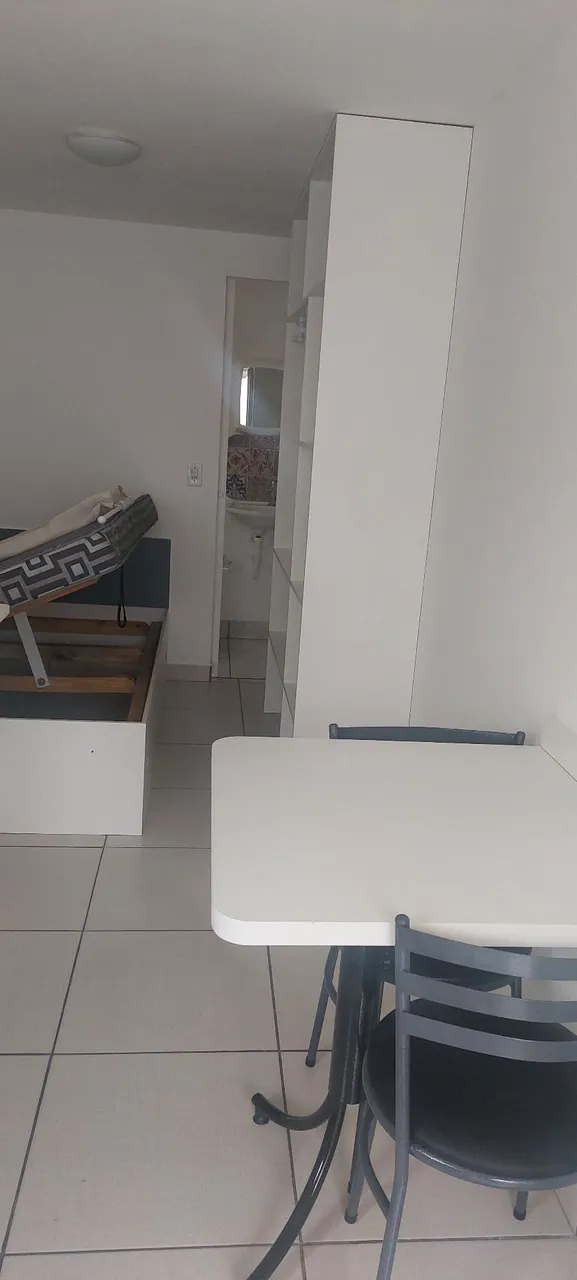 Furnished studio with 1 bedroom, 1 bath, 1 parking