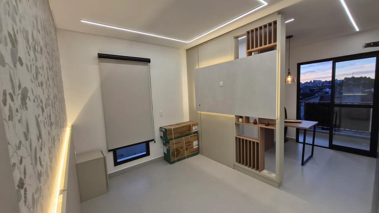 Apartamento mobiliado de 27 m² com 1 quarto e mesa de trabalho — photo 5