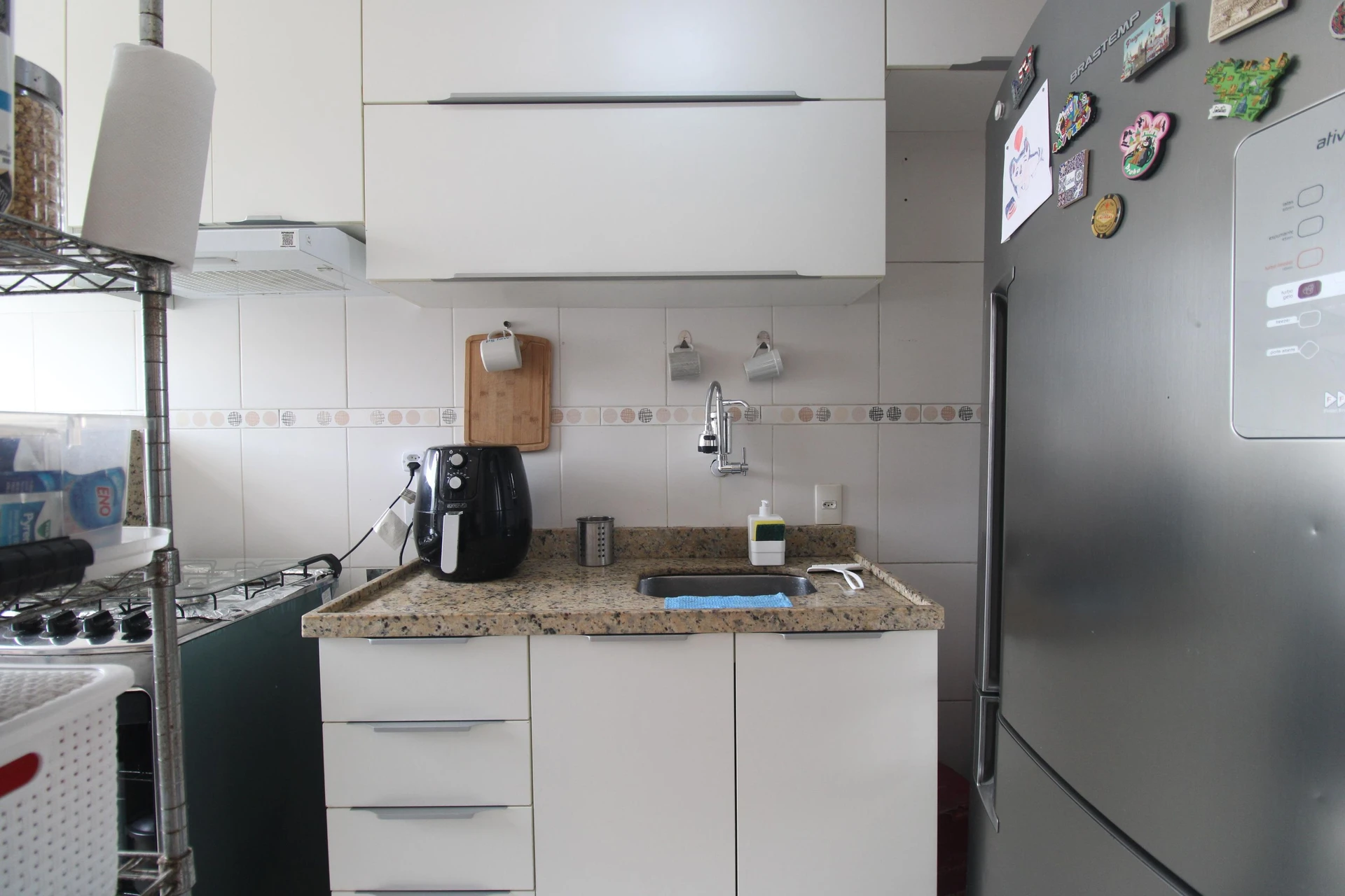 60 m² apartment with a washing machine and a mountain view — photo 8