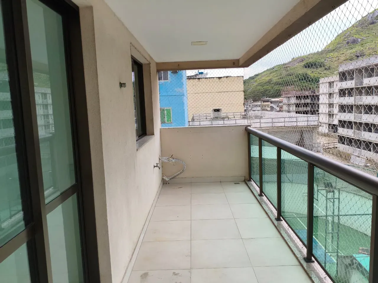 2-bedroom apartment in a building with a gym