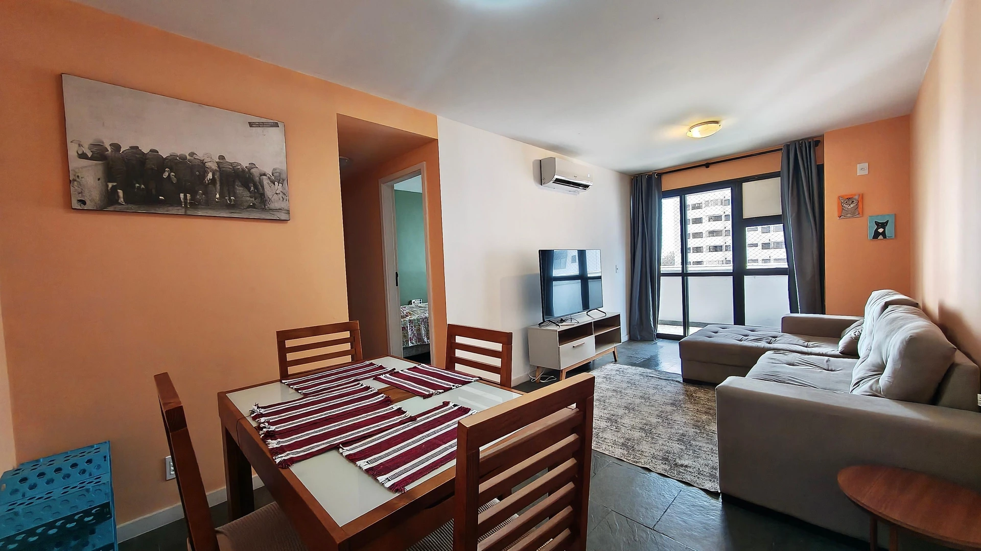 Apartamento mobiliado com 2 quartos e varanda — photo 14