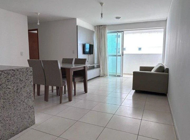 80 m² furnished 3-bedroom apartment with open-plan kitchen — photo 3