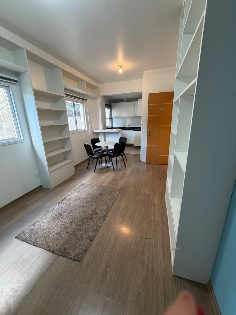 Furnished 1-bedroom apartment with open-plan kitchen