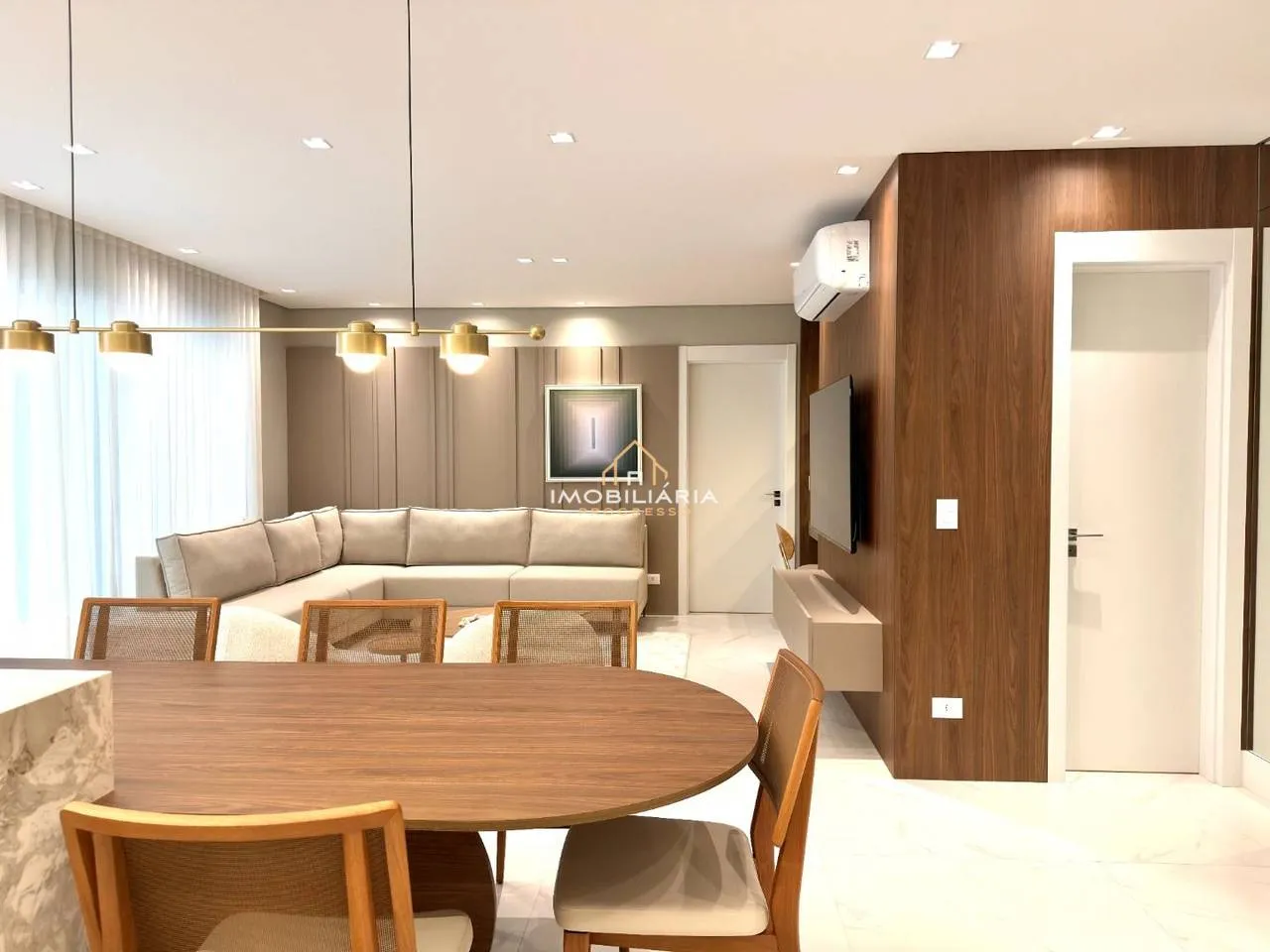 Floor-to-ceiling windows in a 3-bedroom apartment, 138 m² — photo 2