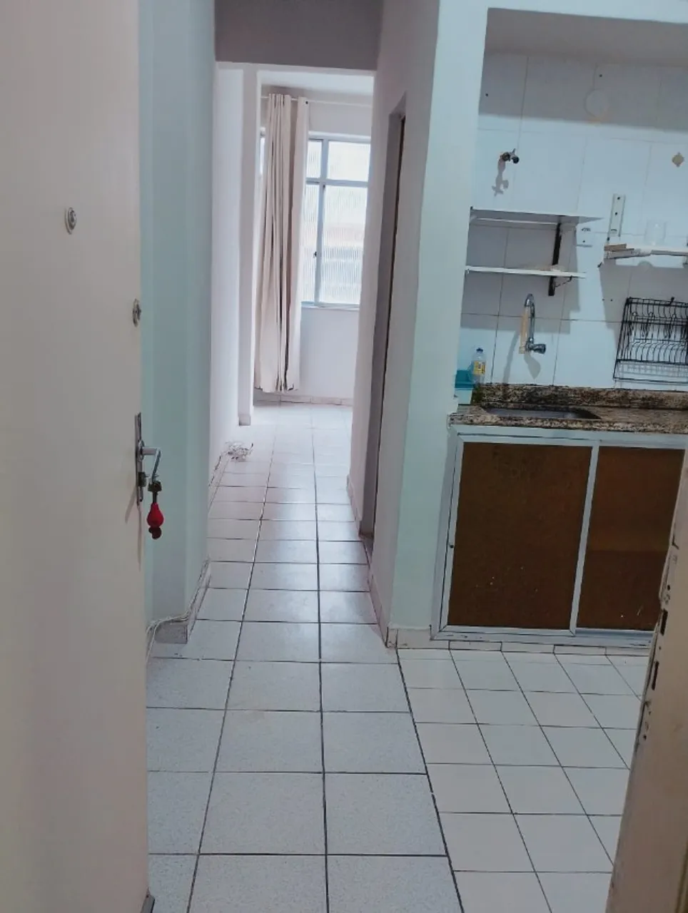 Apartamento de 40 m² e 1 quarto, Centro