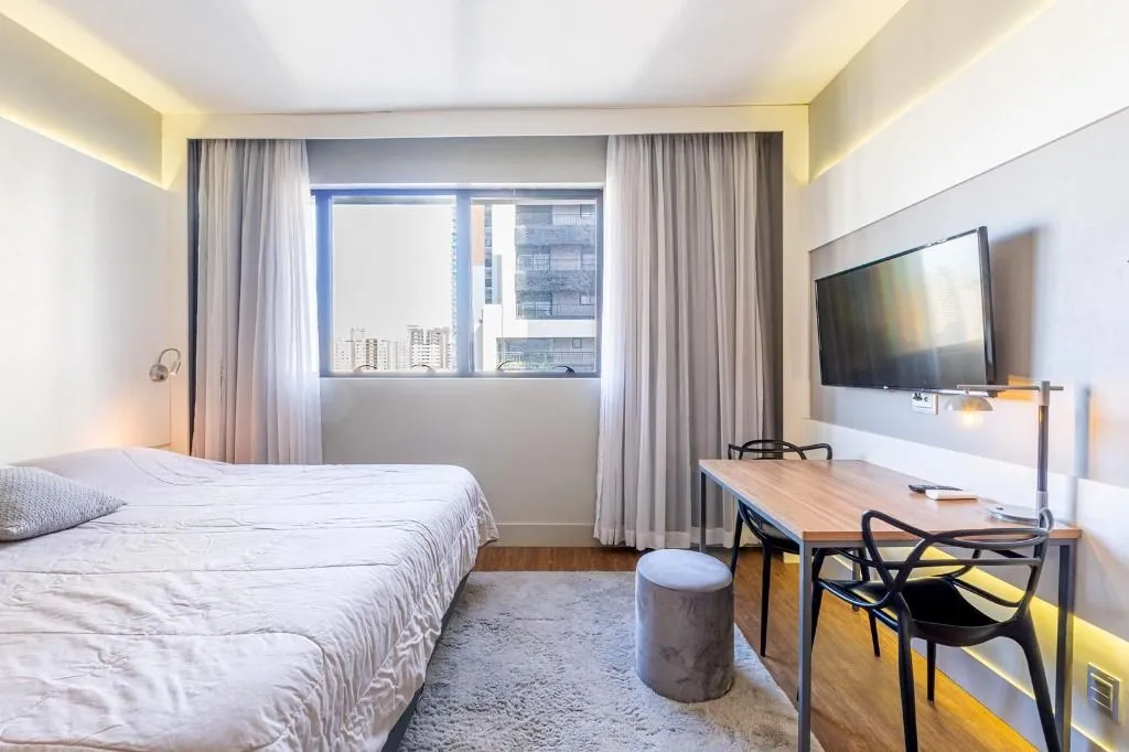 Studio mobiliado com 51 m², 1 quarto e vista da cidade — photo 7