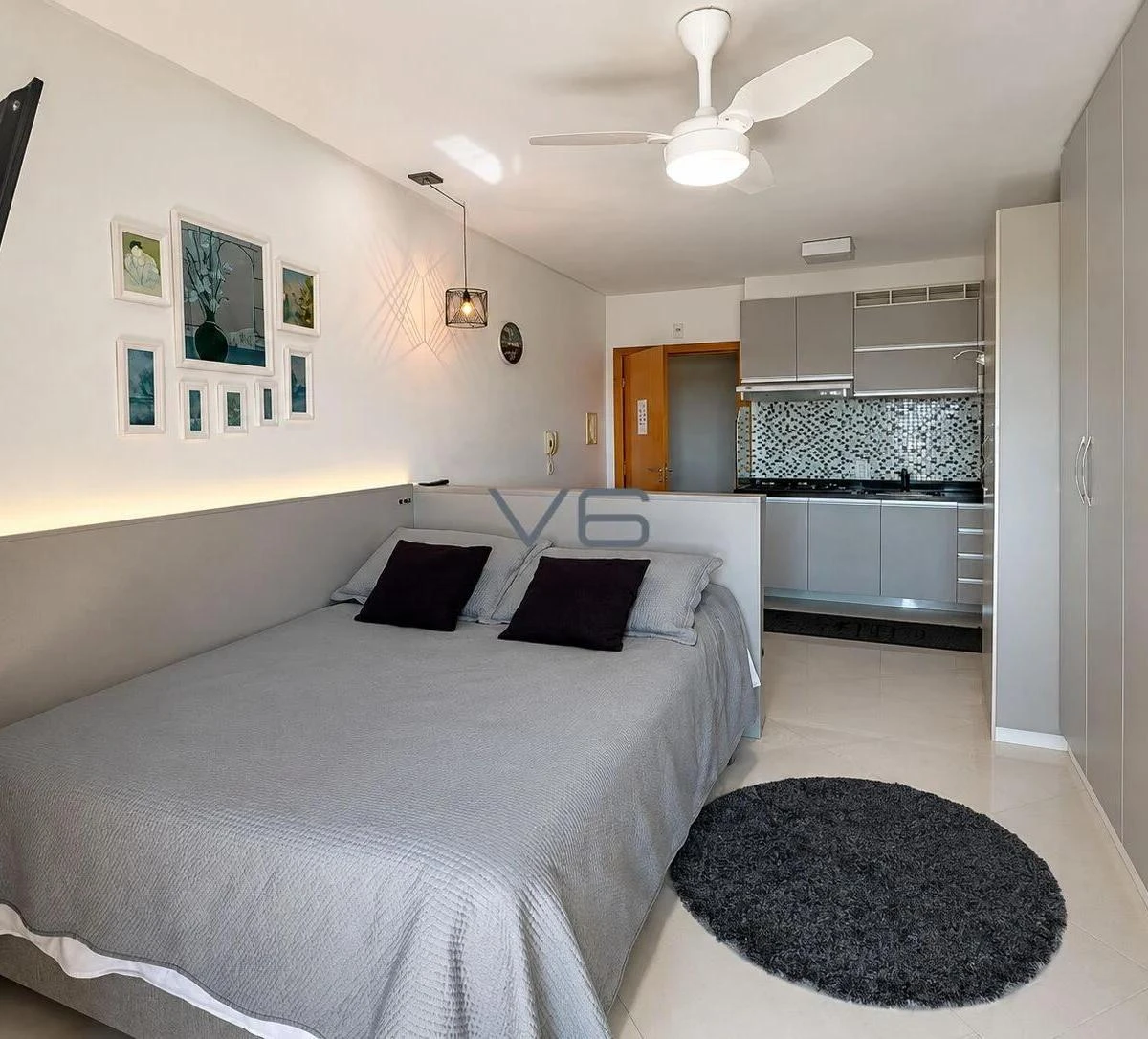 Estudio amueblado de 26 m² con 1 dormitorio — photo 3