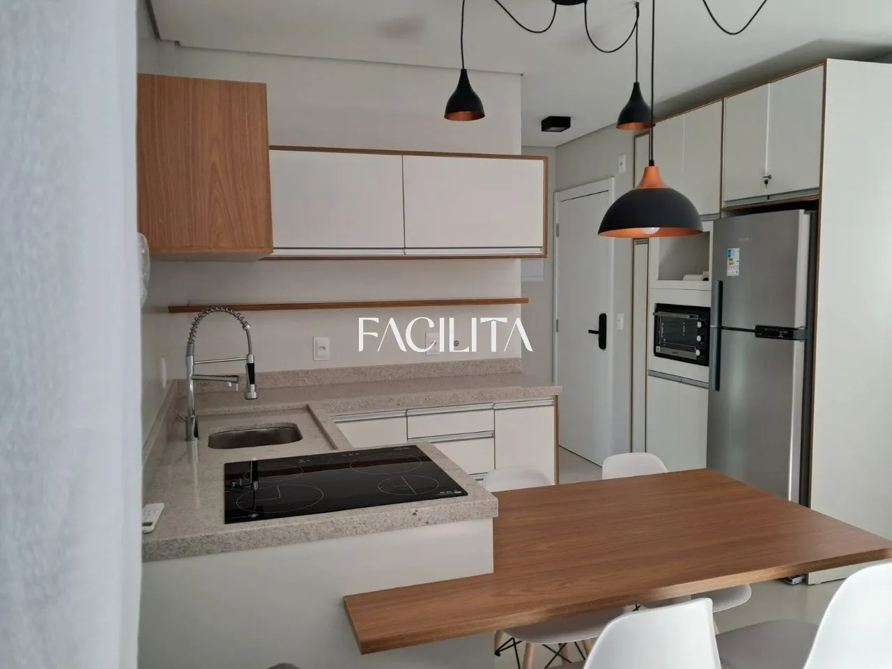 31 m² furnished studio with open-plan kitchen — photo 11