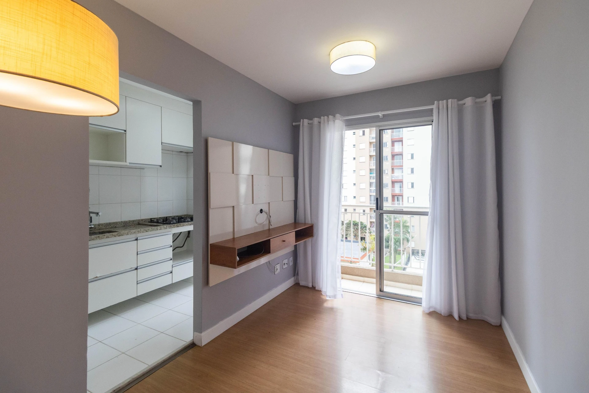 2-bedroom apartment with a home office in Curitiba