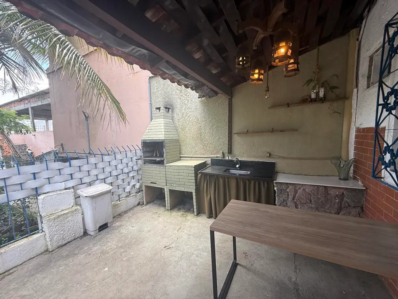 House, 80 m², with a grill on the balcony