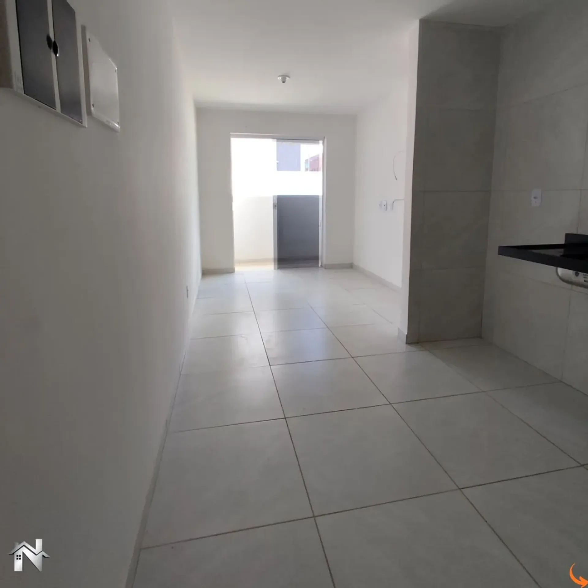 2-bedroom apartment in a building with a pool