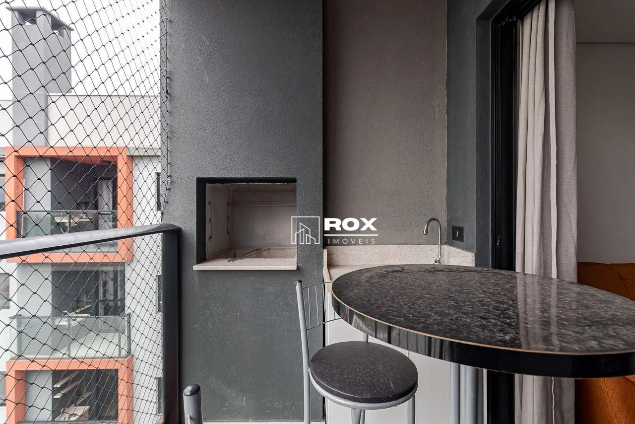 Furnished studio with 1 bedroom, balcony and BBQ — photo 14